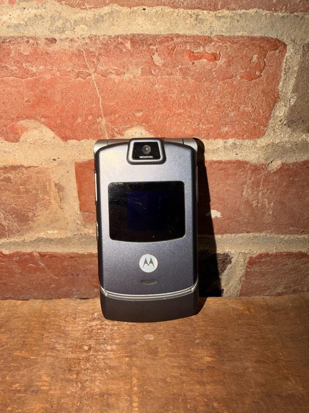 Vintage Motorola‎ Flip Phone in Gunmetal and Black